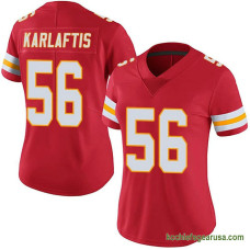 Womens Kansas City Chiefs George Karlaftis Red Authentic Team Color Vapor Untouchable Kcc216 Jersey C1805